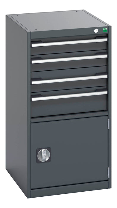 Bott Cubio Drawer Cabinet With 4 Drawers / Door (WxDxH: 525x650x1000mm) - Part No:40018055