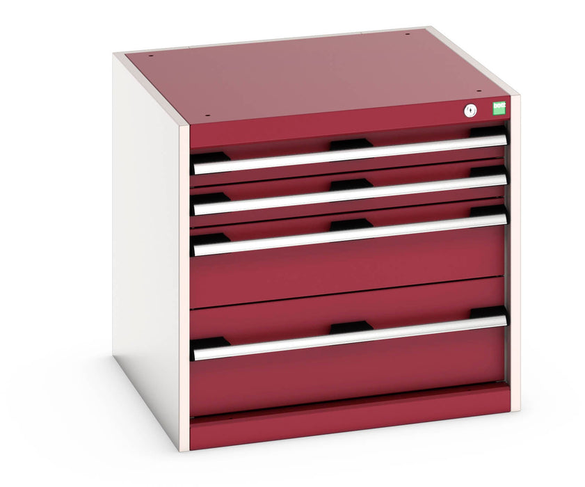 Bott Cubio Drawer Cabinet With 4 Drawers (WxDxH: 650x650x600mm) - Part No:40019015