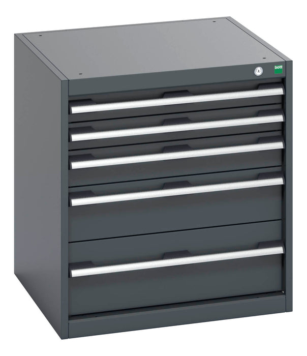 Bott Cubio Drawer Cabinet With 5 Drawers (WxDxH: 650x650x700mm) - Part No:40019027