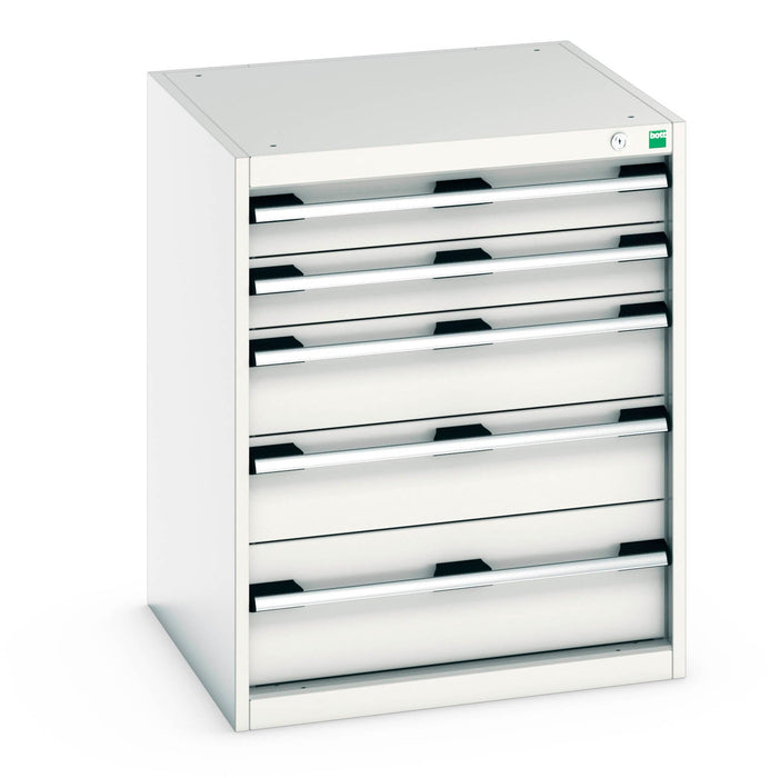 Bott Cubio Drawer Cabinet With 5 Drawers (WxDxH: 650x650x800mm) - Part No:40019035