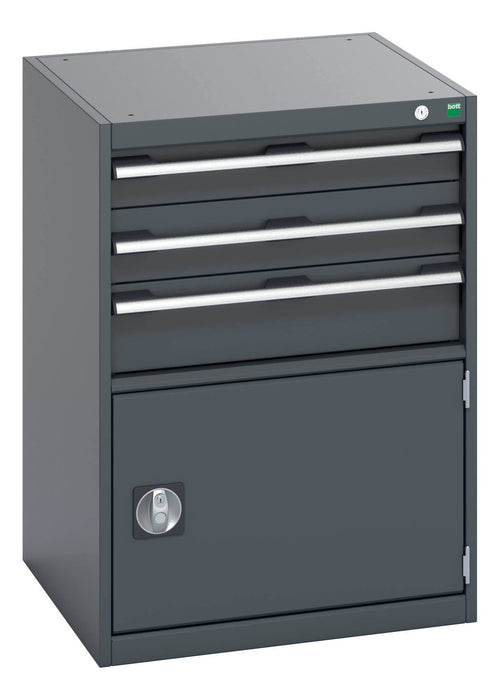 Bott Cubio Drawer-Door Cabinet With 3 Drawers / Door (WxDxH: 650x650x900mm) - Part No:40019043