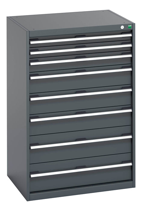 Bott Cubio Drawer Cabinet With 8 Drawers (200Kg) (WxDxH: 800x650x1200mm) - Part No:40020062
