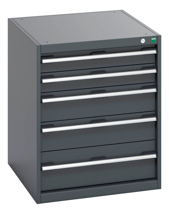 Bott Cubio Drawer Cabinet With 5 Drawers (WxDxH: 650x750x800mm) - Part No:40027015