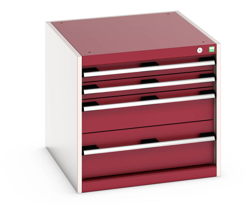 Bott Cubio Drawer Cabinet With 4 Drawers (WxDxH: 650x750x600mm) - Part No:40027100