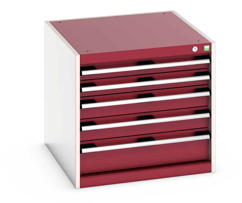 Bott Cubio Drawer Cabinet With 5 Drawers (WxDxH: 650x750x600mm) - Part No:40027102