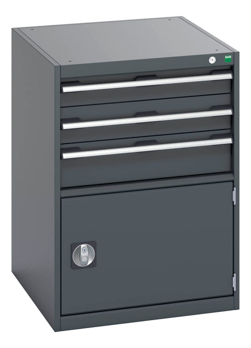 Bott Cubio Drawer Cabinet With 3 Drawers / Door (WxDxH: 650x750x900mm) - Part No:40027104