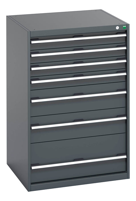Bott Cubio Drawer Cabinet With 7 Drawers (WxDxH: 800x750x1200mm) - Part No:40028031