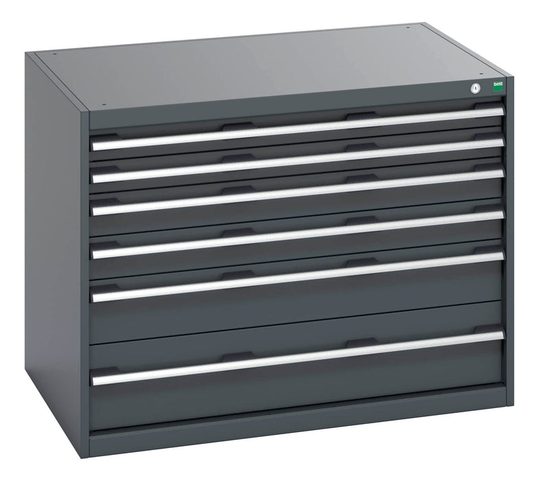 Bott Cubio Drawer Cabinet With 6 Drawers (200Kg) (WxDxH: 1050x750x800mm) - Part No:40029086