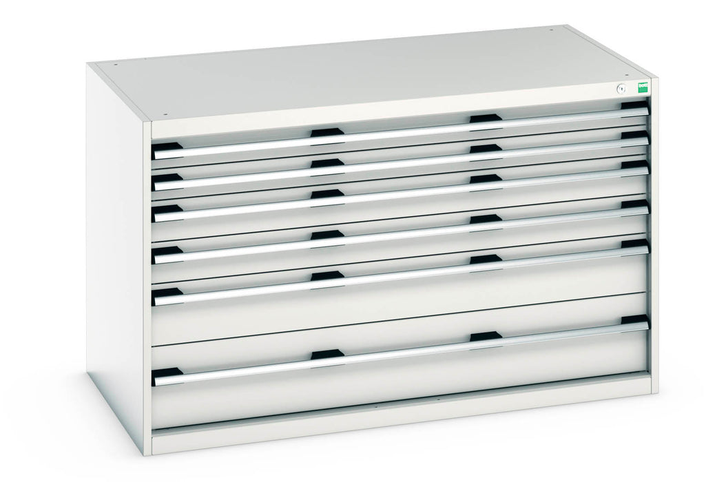 Bott Cubio Drawer Cabinet With 6 Drawers (200Kg) (WxDxH: 1300x750x800mm) - Part No:40030072