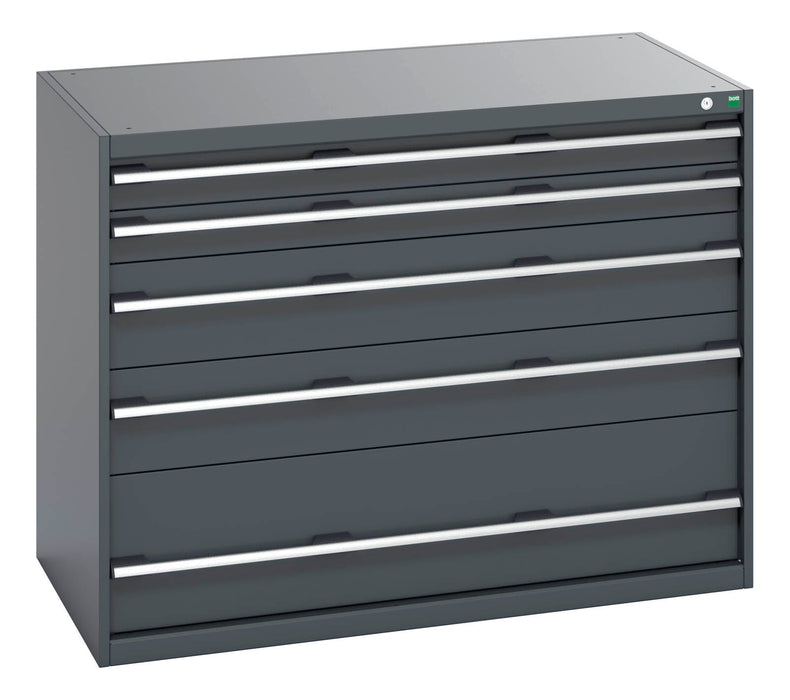 Bott Cubio Drawer Cabinet With 5 Drawers (WxDxH: 1300x750x1000mm) - Part No:40030091