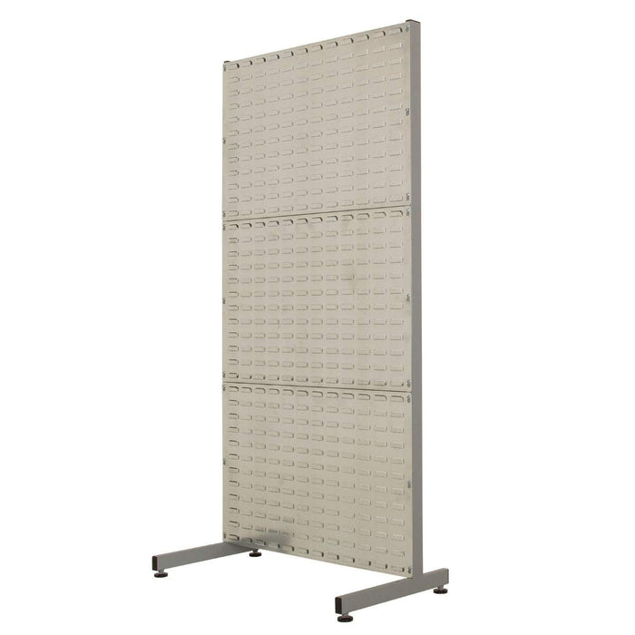 SAC Double Sided Freestanding Louvre Starter Rack 1920mm H x 930mm W x 710mm D c/w 2 x Frames & 6 x Louvre Panels