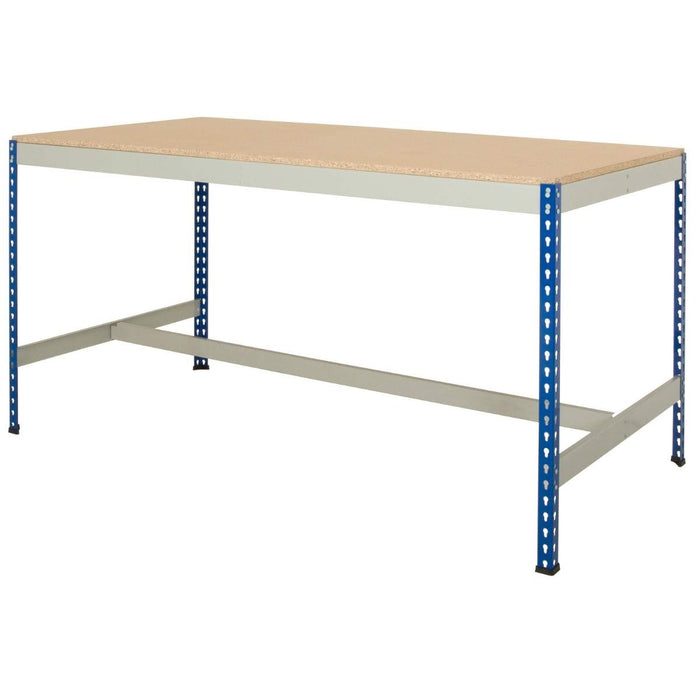 SAC Rivet Workbench with Chipboard Top and T-Bar Base - Height: 915mm