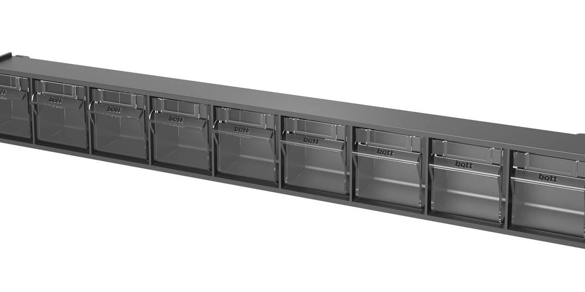 Bott Tilt Box 9 Compartments With Perfo Holding Brackets (WxDxH: 600x6 ...