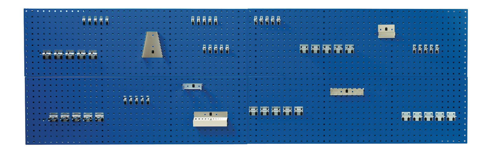 Perfo Panel Cable Bott Perfo Panel And Hook Kit With 4X 1.5M Panels