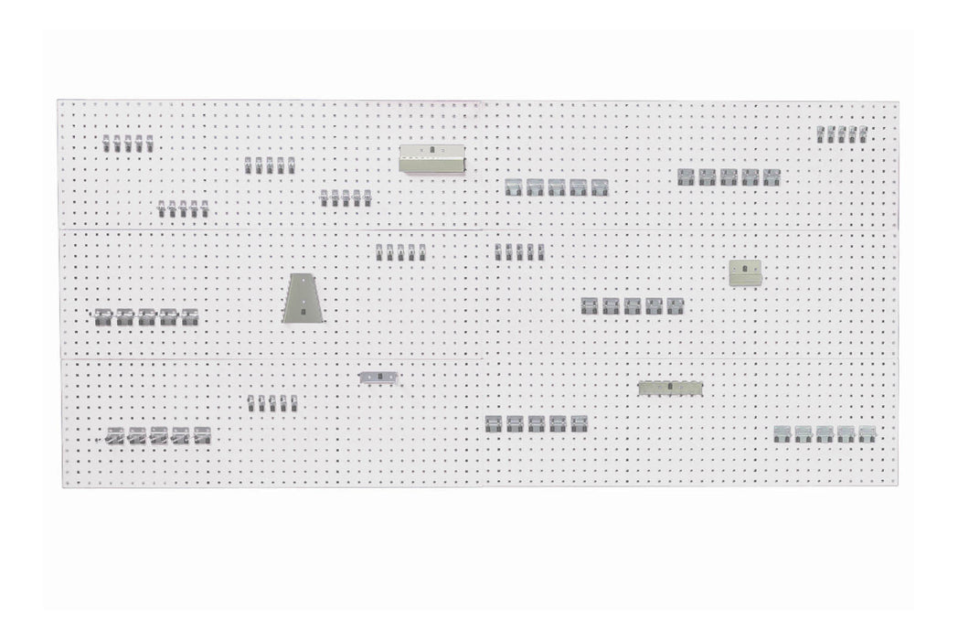 Perfo Panel Cable Bott Perfo Panel And Hook Kit With 6X 1.5M Panels