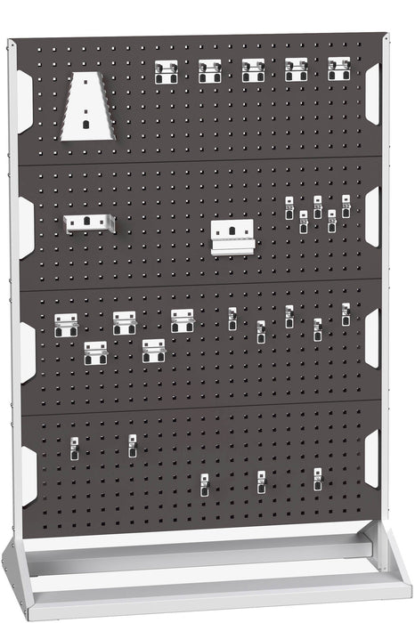 Bott Perfo Panel Rack Double Sided & Hook Kit With 8 Panels And 60 Piece Hook Kit (WxDxH: 1000x550x1450mm) - Part No:16917201