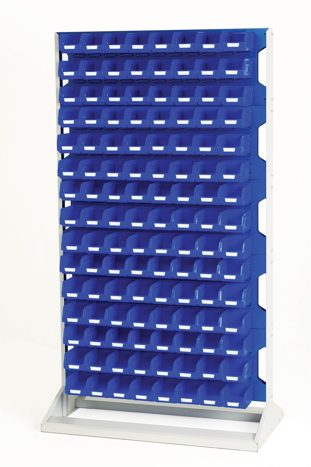 Bott Louvre Panel Rack Double Sided & Bin Kit With 10 Panels, 240X Blu ...
