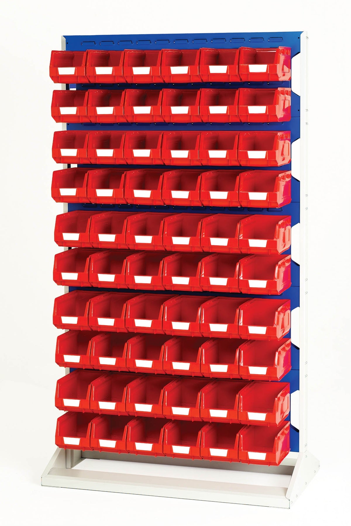 Louvre Racks Bott Louvre Panel Rack Double Sided & Bin Kit With 10 Panels, 120X Red ...