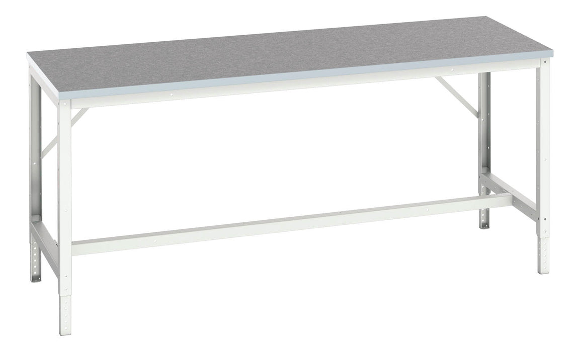 Bott Verso Adjustable Height Framework Bench With Lino Worktop (WxDxH: 2000x800x780-930mm) - Part No:16921515