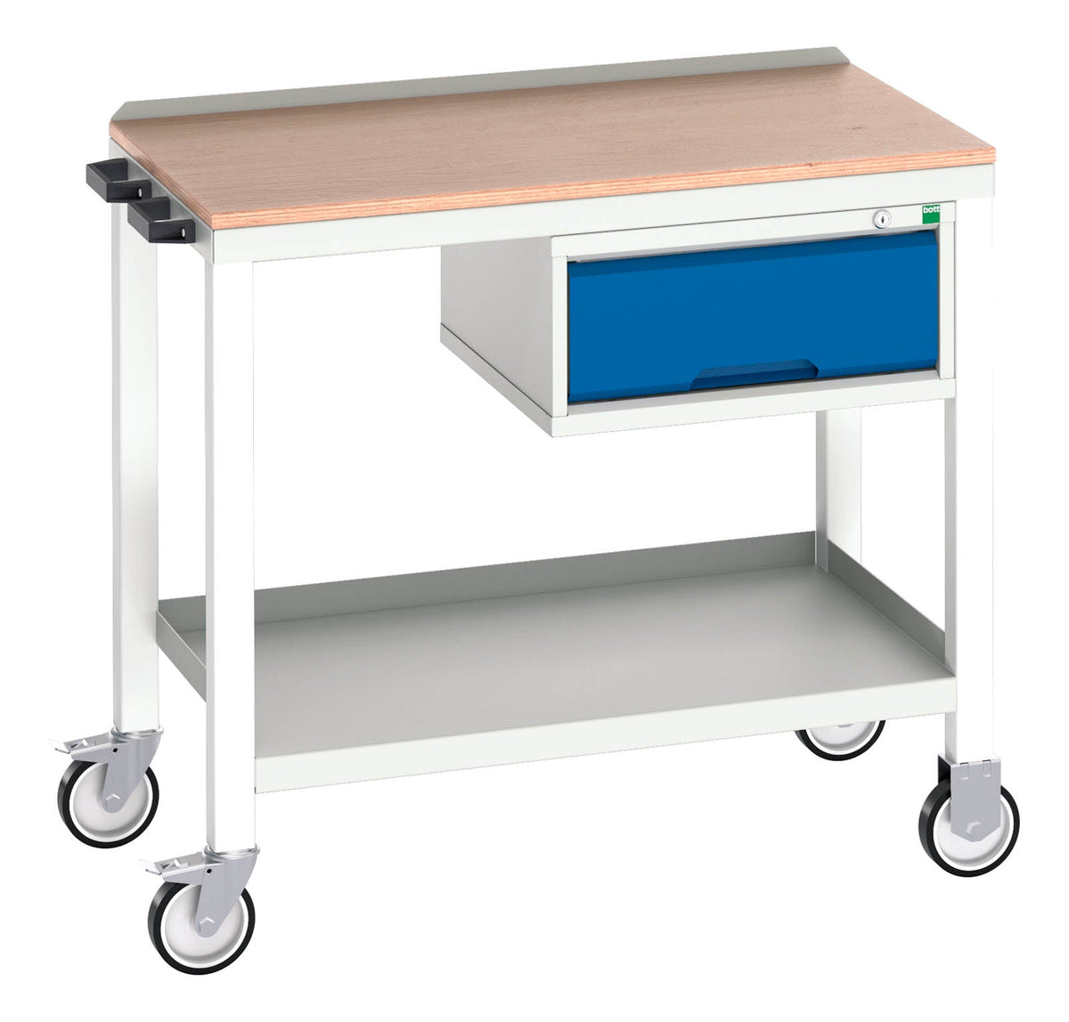 Bott Verso Mobile Welded Bench With 1 Drawer Cab & Mpx Top (WxDxH: 100 ...