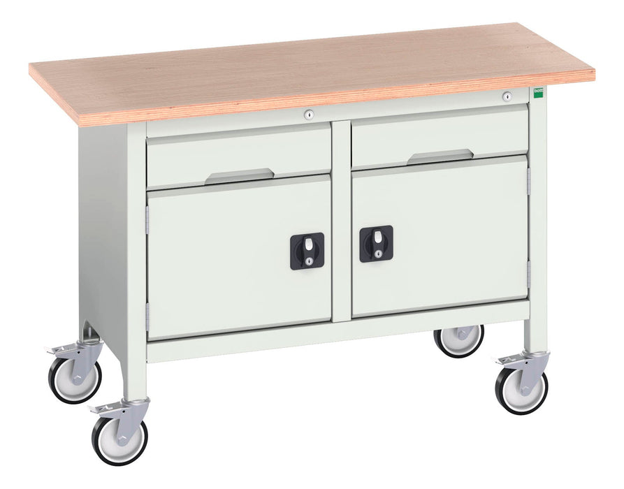 Bott Verso Mobile Storage Bench (Mpx) With 1 Drawer-Cupboard / 1 Drawer-Cupboard (WxDxH: 1250x600x830mm) - Part No:16923201