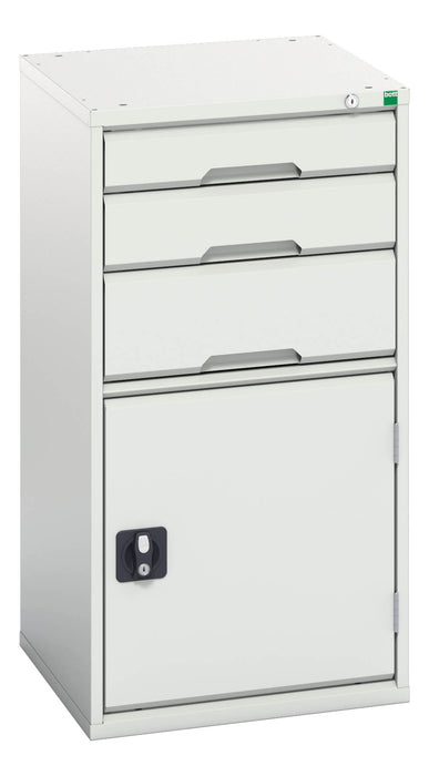 Bott Verso Drawer-Door Cabinet With 3 Drawers / Cupboard (WxDxH: 525x550x1000mm) - Part No:16925061