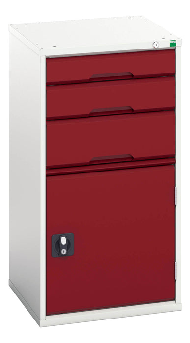Bott Verso Drawer-Door Cabinet With 3 Drawers / Cupboard (WxDxH: 525x550x1000mm) - Part No:16925061
