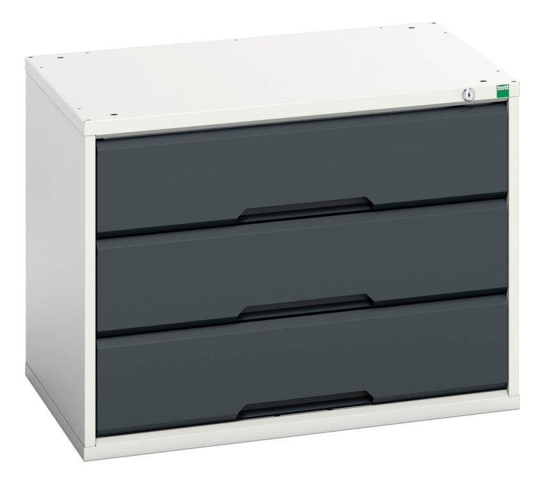 Bott Verso Drawer Cabinet With 3 Drawers (WxDxH: 800x550x600mm) - Part No:16925103