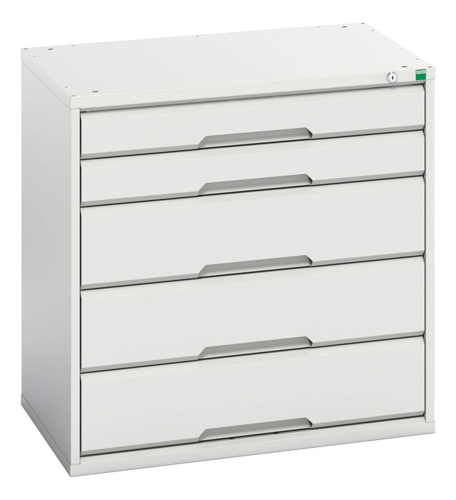 Bott Verso Drawer Cabinet With 5 Drawers (WxDxH: 800x550x800mm) - Part No:16925112