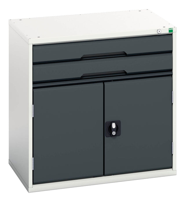 Bott Verso Drawer-Door Cabinet With 2 Drawers / Cupboard (WxDxH: 800x550x800mm) - Part No:16925116