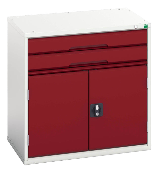 Bott Verso Drawer-Door Cabinet With 2 Drawers / Cupboard (WxDxH: 800x550x800mm) - Part No:16925116