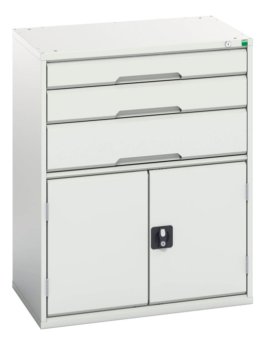 Bott Verso Drawer-Door Cabinet With 3 Drawers / Cupboard (WxDxH: 800x550x1000mm) - Part No:16925161