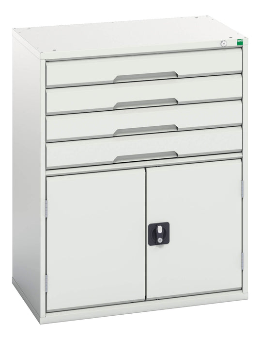 Bott Verso Drawer-Door Cabinet With 4 Drawers / Cupboard (WxDxH: 800x550x1000mm) - Part No:16925165