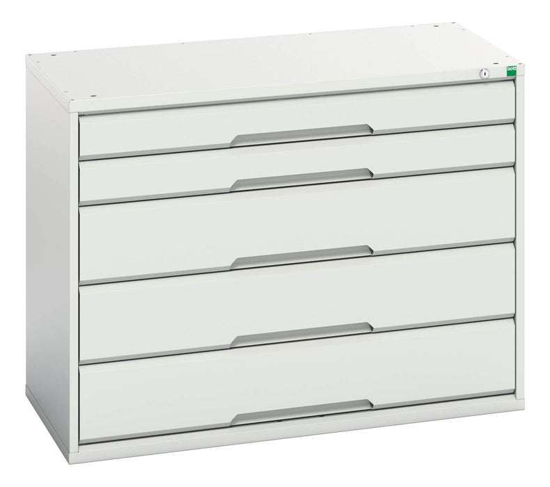 Bott Verso Drawer Cabinet With 5 Drawers (WxDxH: 1050x550x800mm) - Part No:16925212