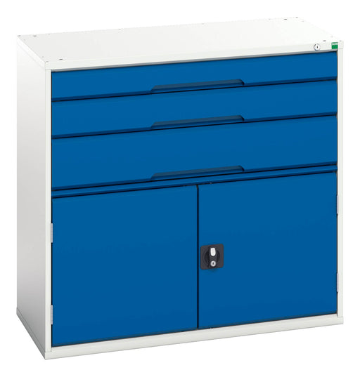 Verso Drawer-Door Cabinet With 3 Drawers / Cupboard (WxDxH: 1050x550x1000mm) - Part No:16925261