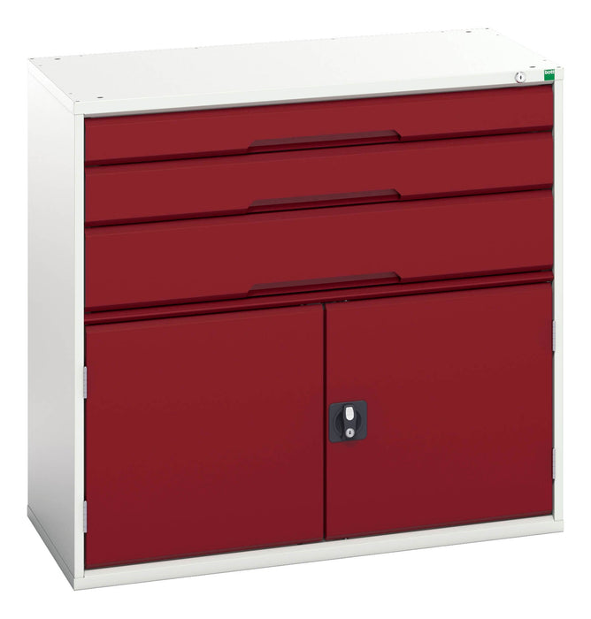 Bott Verso Drawer-Door Cabinet With 3 Drawers / Cupboard (WxDxH: 1050x550x1000mm) - Part No:16925261