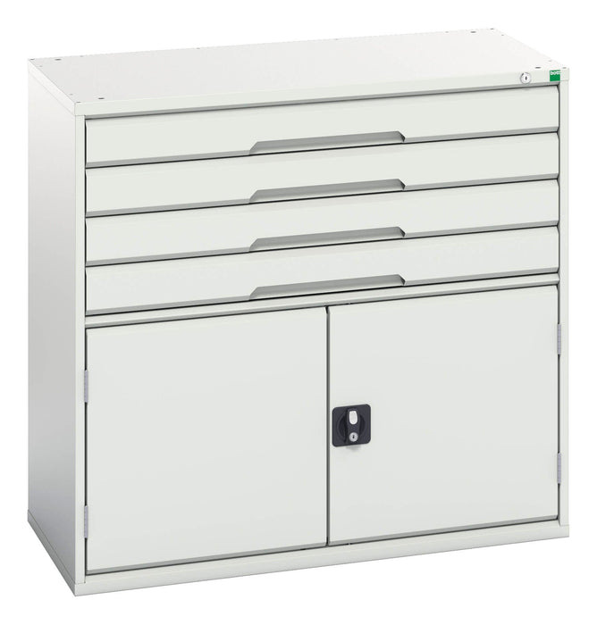 Bott Verso Drawer-Door Cabinet With 4 Drawers / Cupboard (WxDxH: 1050x550x1000mm) - Part No:16925265