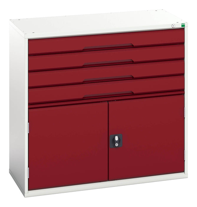 Bott Verso Drawer-Door Cabinet With 4 Drawers / Cupboard (WxDxH: 1050x550x1000mm) - Part No:16925265