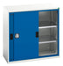 Verso Sliding Door Cupboard With 2 Shelves (WxDxH: 1050x550x1000mm) - Part No:16926280
