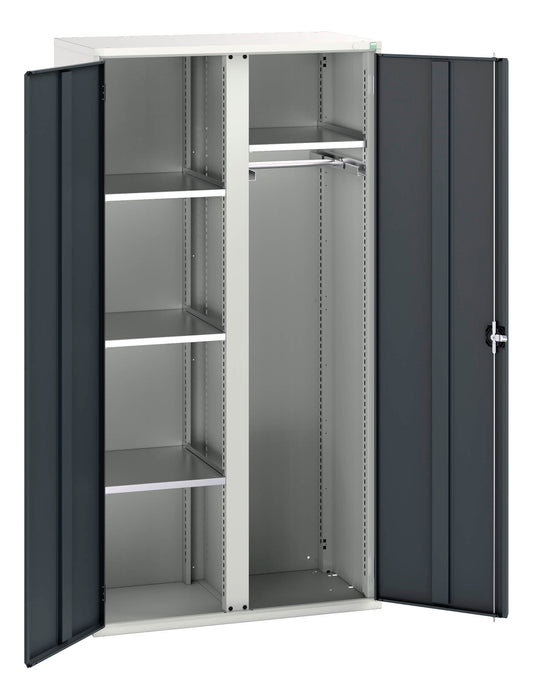 Bott Verso Kitted Cupboard With 4 Shelves, 1 Rail (WxDxH: 1050x550x2000mm) - Part No:16926579