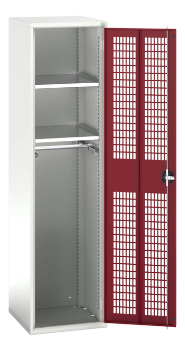 Bott Verso Ventilated Door Kitted Cupboard With 2 Shelves, 1 Rail (WxDxH: 525x550x2000mm) - Part No:16926725
