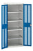 Verso Ventilated Door Cupboard With 4 Shelves (WxDxH: 800x550x2000mm) - Part No:16926743