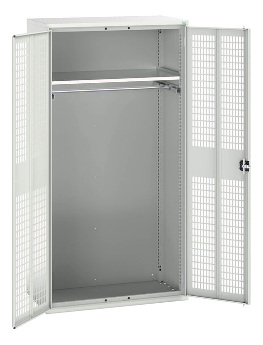 Bott Verso Ventilated Door Kitted Cupboard With 1 Shelf, 1 Rail (WxDxH: 1050x550x2000mm) - Part No:16926771
