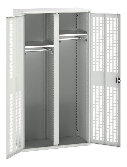 Bott Verso Ventilated Door Kitted Cupboard With 2 Shelves, 2 Rail & Partition (WxDxH: 1050x550x2000mm) - Part No:16926773