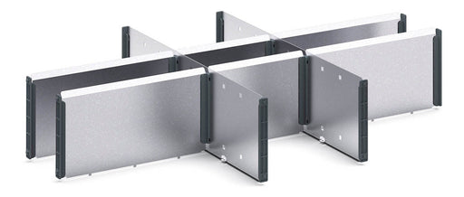 Verso Adjustable Metal Divider Kit 9 Compartment. For Cabinet - (WxDxH: 800x550x175mm) - Part No:16926823