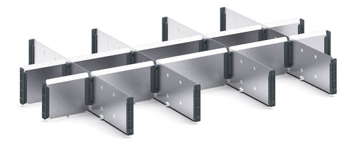 Verso Adjustable Metal Divider Kit 15 Compartment. For Cabinet - (WxDxH: 800x550x100/125mm) - Part No:16926824
