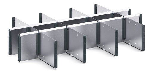 Verso Adjustable Metal Divider Kit 15 Compartment. For Cabinet - (WxDxH: 800x550x175mm) - Part No:16926825