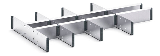Verso Adjustable Metal Divider Kit 13 Compartment. For Cabinet - (WxDxH: 1050x550x100/125mm) - Part No:16926842
