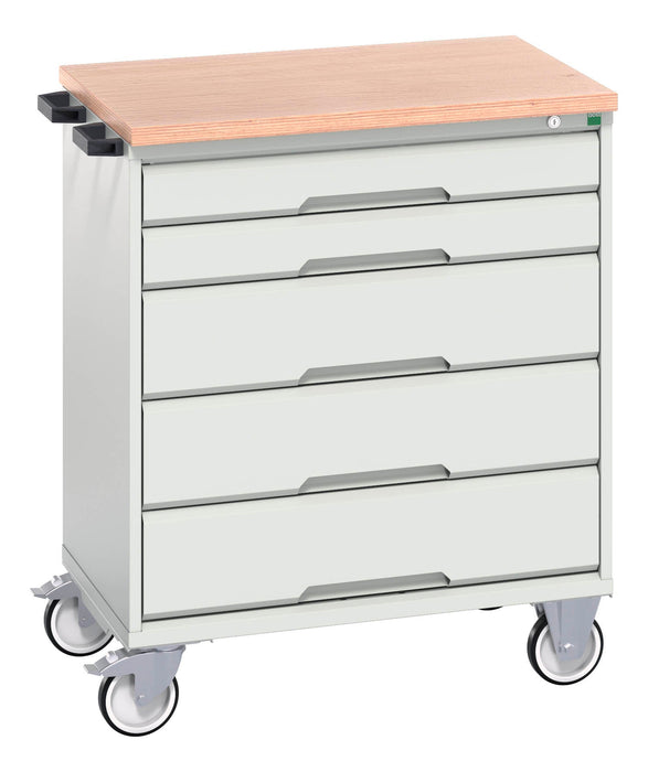 Bott Verso Mobile Cabinet With 5 Drawers And Mpx Top (WxDxH: 800x600x980mm) - Part No:16927001