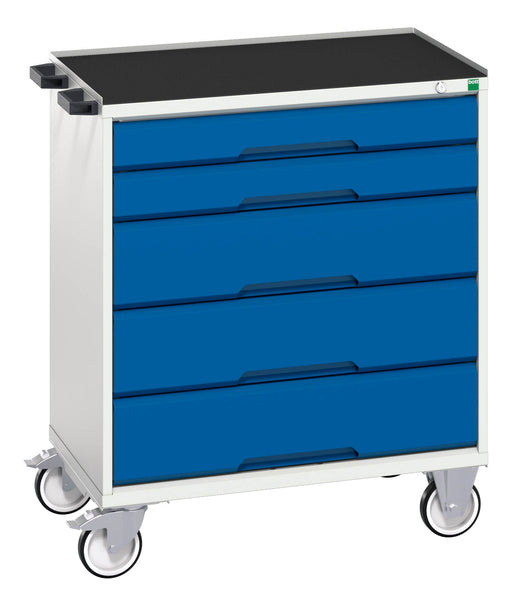Verso Mobile Cabinet With 5 Drawers And Top Tray (WxDxH: 800x550x965mm) - Part No:16927002